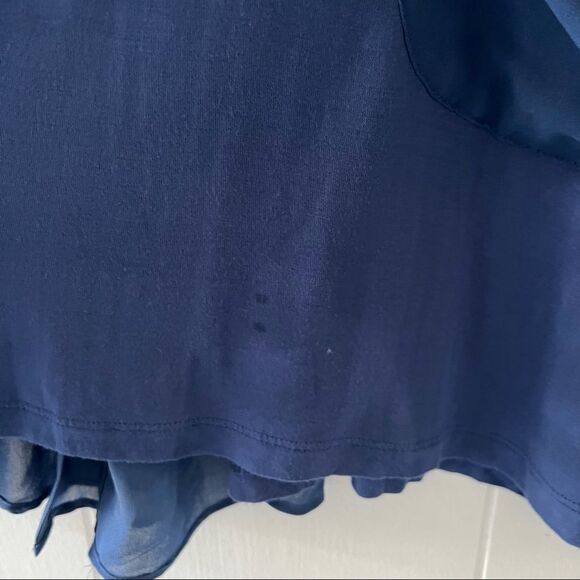 Logo By Lori Goldstein Chiffon Detail Tunic Top - Picture 2 of 9